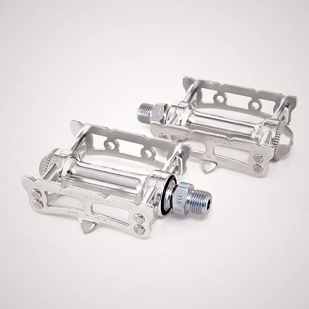 MKS Japan Sylvan Pedals Silver 9/16 Road Track Fixed Gear Tour Bicycle Bike